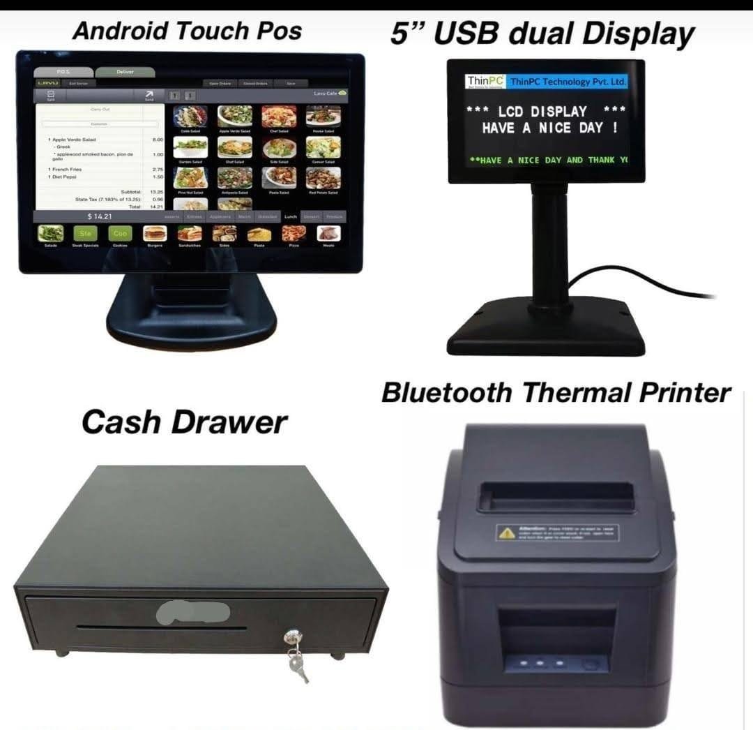 POS Billing System with Software & Weighing Scale